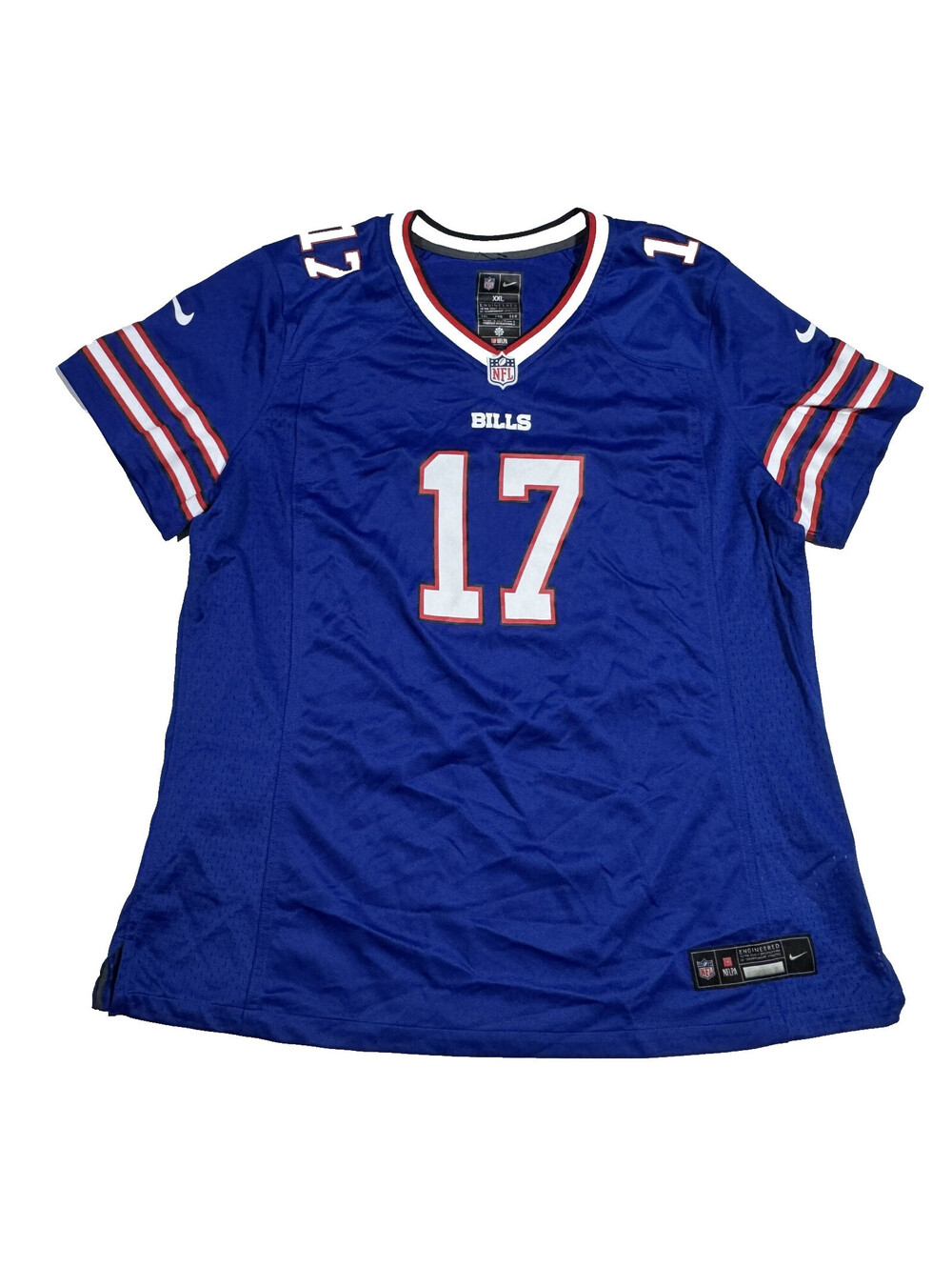 Nike Josh Allen #17 Buffalo Bills Royal Blue Jersey Womens XXL NWT